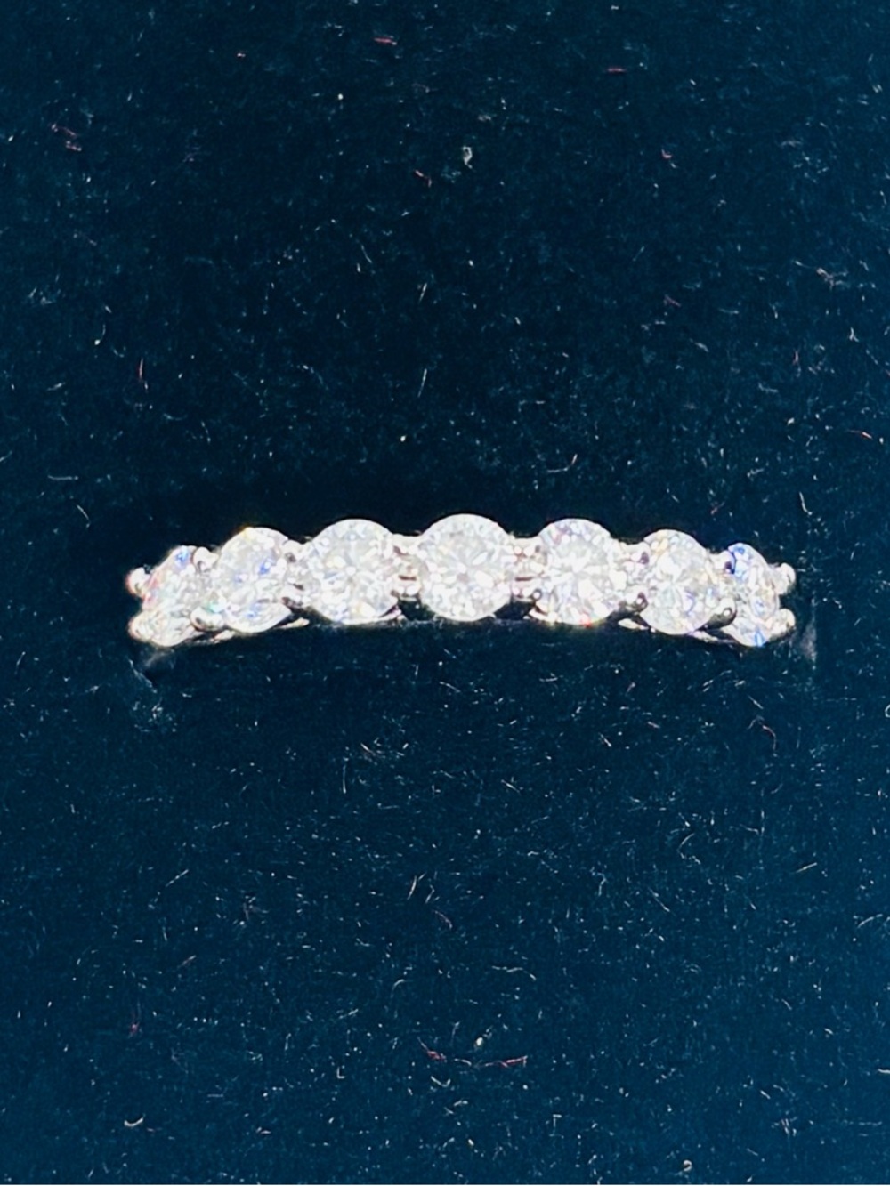 0.7ct MOISSANITE Ring size 7 - Picture 3 of 3